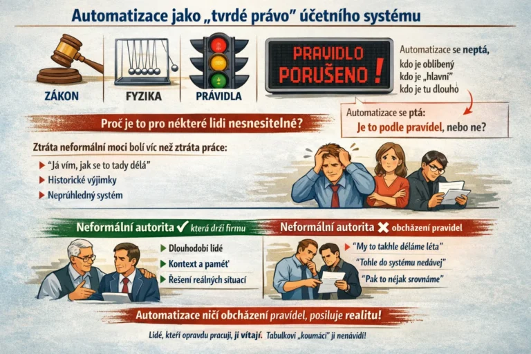 Automatizace jako „tvrdé právo“ účetního systému