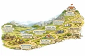 Časová osa bez dat jako „slepá mapa“ krajiny projektu