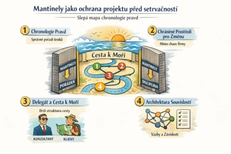 Mantinely jako ochrana projektu před setrvačností
